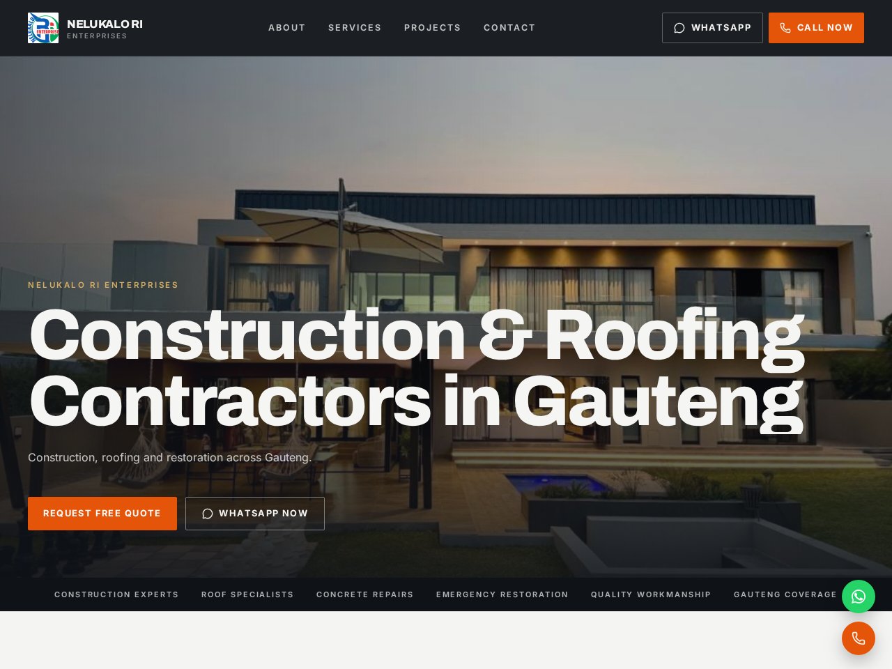 Nelukalo RI Enterprises website