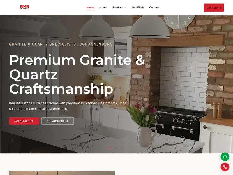 BMB Granite website